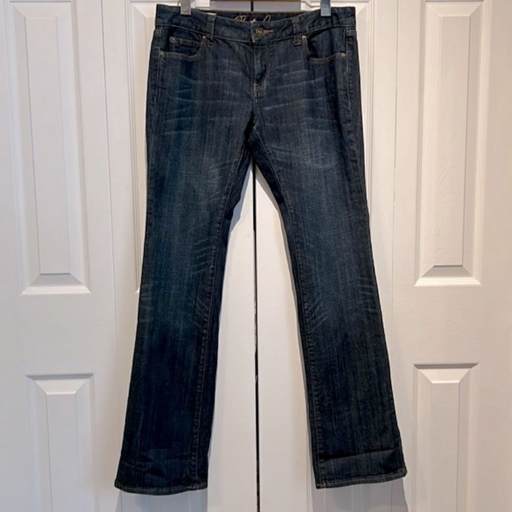 Roots “Chelsea” Blue‎ Low Rise Boot Cut Jeans Size 8